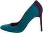 Manolo Blahnik Pre-owned Suede heels Blue Dames - Thumbnail 1