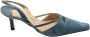 Manolo Blahnik Pre-owned Suede heels Blue Dames - Thumbnail 1