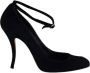 Manolo Blahnik Pre-owned Suede heels Blue Dames - Thumbnail 1