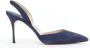 Manolo Blahnik Pre-owned Suede heels Blue Dames - Thumbnail 1