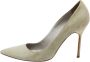 Manolo Blahnik Pre-owned Suede heels Green Dames - Thumbnail 1