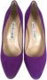 Manolo Blahnik Pre-owned Suede heels Purple Dames - Thumbnail 1