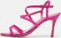 Manolo Blahnik Pre-owned Suede sandals Pink Dames - Thumbnail 1