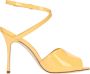 Manolo Blahnik Sandalen Geel Yellow Dames - Thumbnail 1