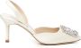 Manolo Blahnik Witte Slingback Pumps met Kristallen Gesp White Dames - Thumbnail 1