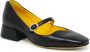 Mara Bini Zwarte Leren Pump Schoenen Ss24 Black Dames - Thumbnail 1