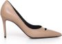 Marc Ellis Nude Leren Pumps Snit Teen Italië Beige Dames - Thumbnail 1