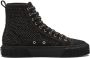 Marc Jacobs Kristal Canvas High Top Sneakers Black Dames - Thumbnail 1