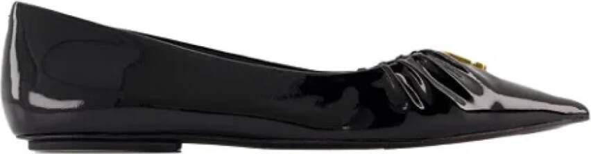 Marc Jacobs Leather flats Black Dames