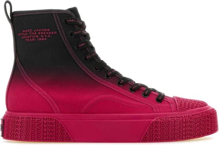 Marc Jacobs Ombré High Top Canvas Sneakers Multicolor Dames
