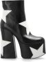 Marc Jacobs Plateaulaarzen 'Kiki' Black Dames - Thumbnail 1