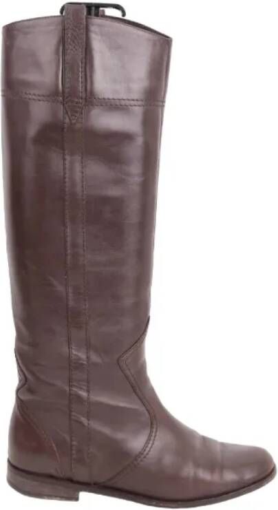 Marc Jacobs Pre-owned Leather boots Brown Dames