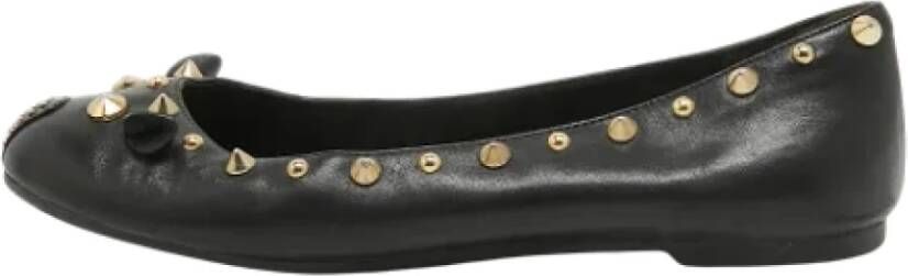 Marc Jacobs Pre-owned Leather flats Black Dames