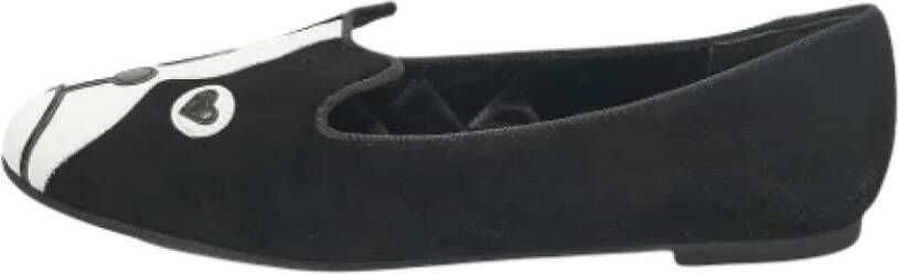 Marc Jacobs Pre-owned Leather flats Black Dames