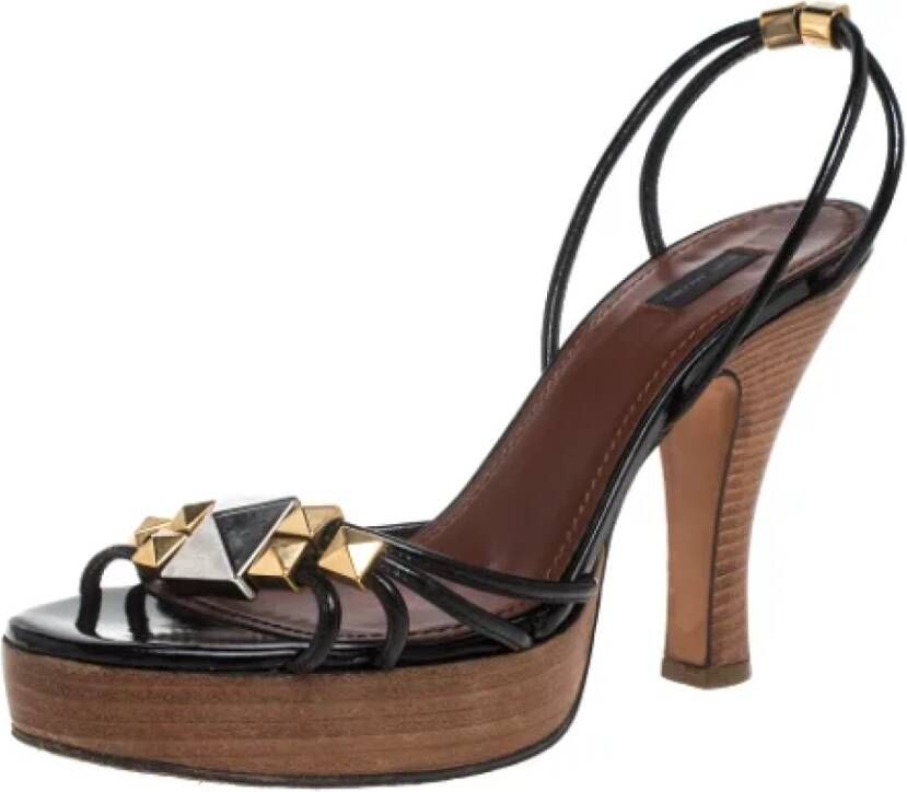 Marc Jacobs Pre-owned Leather sandals Black Dames