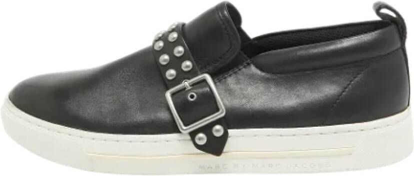 Marc Jacobs Pre-owned Leather sneakers Black Dames