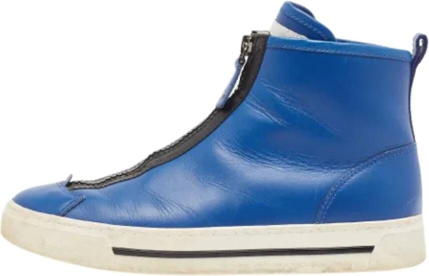 Marc Jacobs Pre-owned Leather sneakers Blue Dames