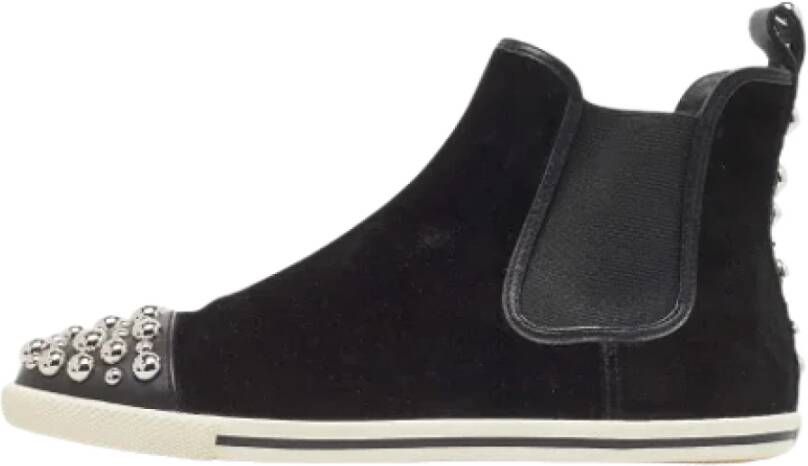 Marc Jacobs Pre-owned Suede sneakers Black Dames