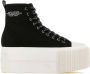 Marc Jacobs Zwarte Canvas High Top Platform Sneakers Black Dames - Thumbnail 1