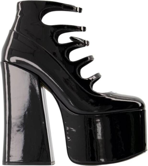 Marc Jacobs Zwarte Leren Kiki Pumps Black Dames