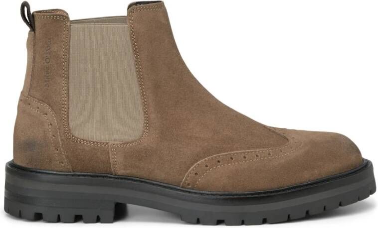 Marc O'Polo Chelsea boot Brown Heren