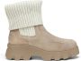 Marc O'Polo Chelsea boot met gebreide boord Beige Dames - Thumbnail 1