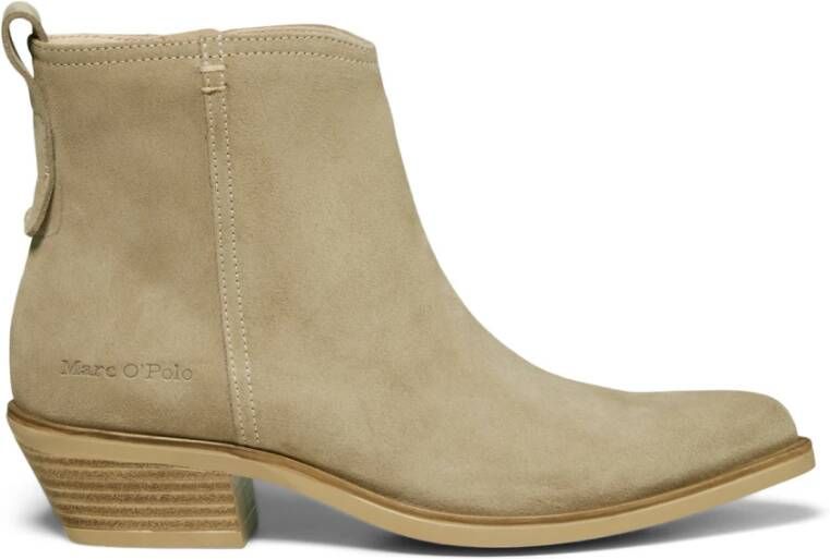 Marc O'Polo Westerse enkellaars Beige Dames