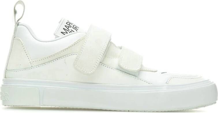 Marcelo Burlon Leren Sneakers White Heren