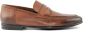 Marco Ferretti Bruine Leren Loafer Schoen Brown Heren - Thumbnail 1