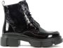 Marco Ferretti Elegante Zwarte Lakleren Schoenen Black Dames - Thumbnail 1