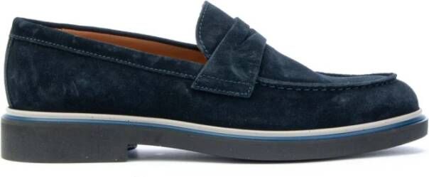 Marco Ferretti Lichte Mocassin Schoenen Blue Heren