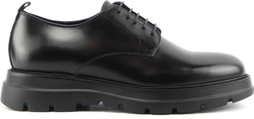 Marco Ferretti Zwarte Derby Schoenen Black Heren