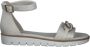 Marco Tozzi MT Vegan Soft Lining + Feel Me insole Dames Sandalen CREAM - Thumbnail 2