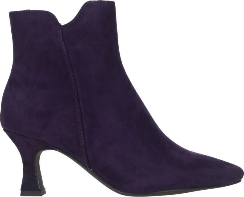 marco tozzi Paarse Trendy Enkellaars Purple Dames