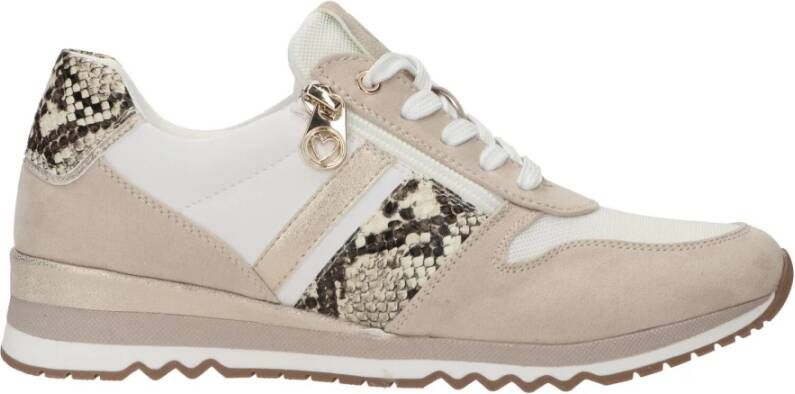 marco tozzi sneaker Beige Dames