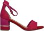 Marco tozzi Suède Sandalette in Roze en Rood Pink Dames - Thumbnail 1