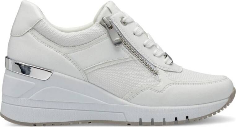 marco tozzi Witte Sneakers voor Vrouwen White Dames