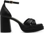 Marco tozzi Zwarte platte sandalen voor vrouwen Black Dames - Thumbnail 1