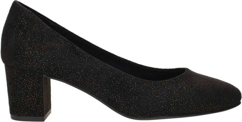 marco tozzi Zwarte pump met gouden stippen Black Dames