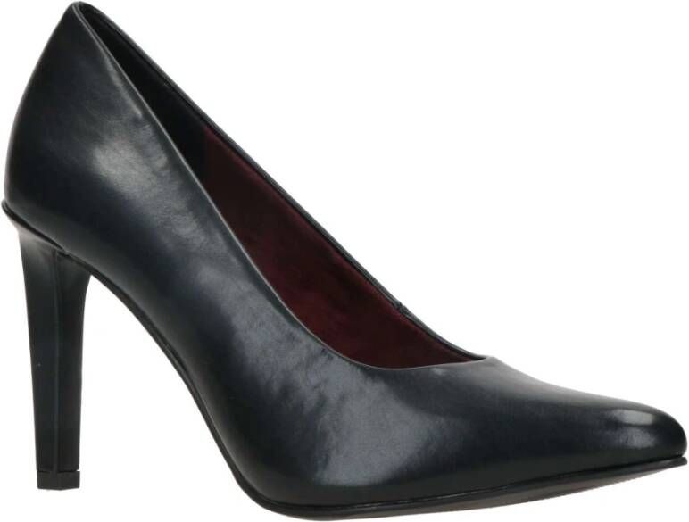 marco tozzi Zwarte Synthetische Hoge Hak Pumps Black Dames