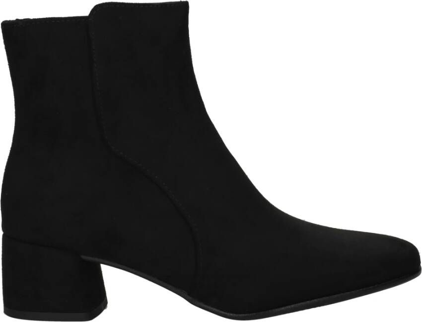 marco tozzi Zwarte Vegan Enkellaars Black Dames