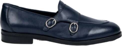 Marechiaro 1962 Blauwe St Tropez Mocassins met Dubbele Gesp Blue Heren