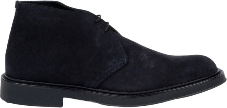 Marechiaro 1962 Blauwe Suède Veterschoenen Blue Heren