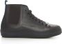 Marechiaro 1962 Contrast Piping High-Top Sneaker Brown Heren - Thumbnail 1