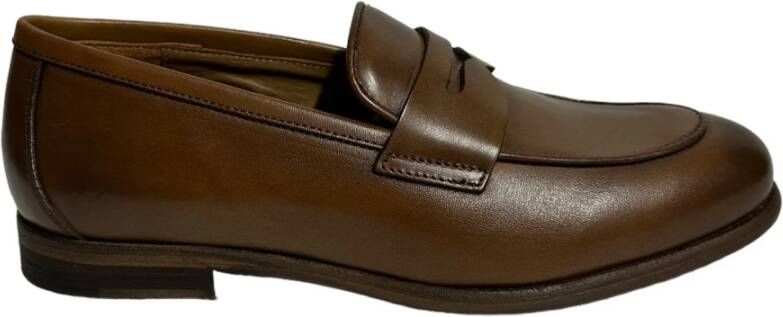 Marechiaro 1962 Leren mocassin instappers Brown Heren