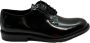 Marechiaro 1962 Zwarte leren Derby schoenen Black Heren - Thumbnail 1