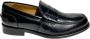 Marechiaro 1962 Zwarte leren mocassin met antislipzool Black Heren - Thumbnail 1