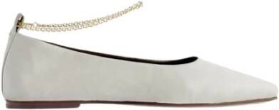 Maria Luca Ivory Augusta Ballet Flats Beige Dames