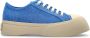 Marni Blauwe Leren Sneakers Dikke Rubberen Zool Blue Dames - Thumbnail 3