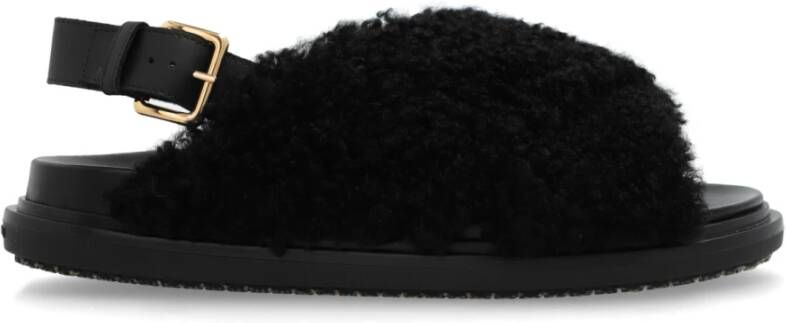 Marni Bont Pantoffels Black Dames